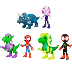 Spidey y sus Amigos Figura + Dinosaurio Surtido