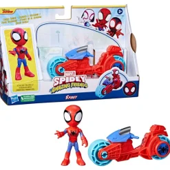 Spidey y sus Amigos Motocicleta con Figura Surtida