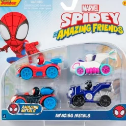 Spidey y sus Amigos Pack Vehículos Metal