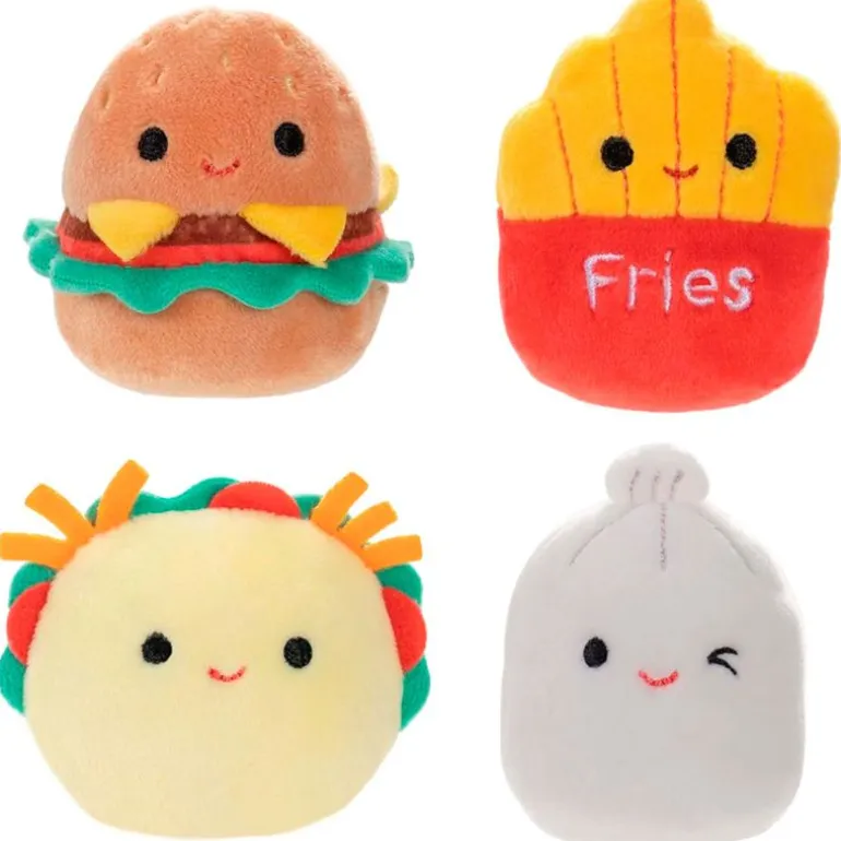 Squishmallows Squishville Pack 4 Personajes STD