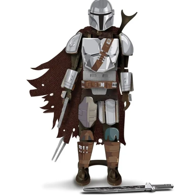 Star Wars Mandalorian Pack Madera Mando