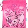 Stitch Bolsa Merienda Rosa Ángel