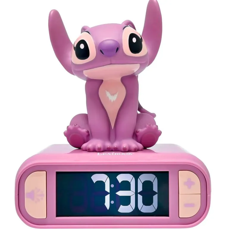 Stitch Despertador Digital Ángel