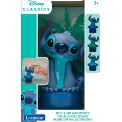 Stitch Lámpara Nocturna con Altavoz