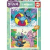 Stitch Puzzle 2x100 Piezas