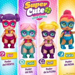 Super Cute Muñeca Superheroína Surtida