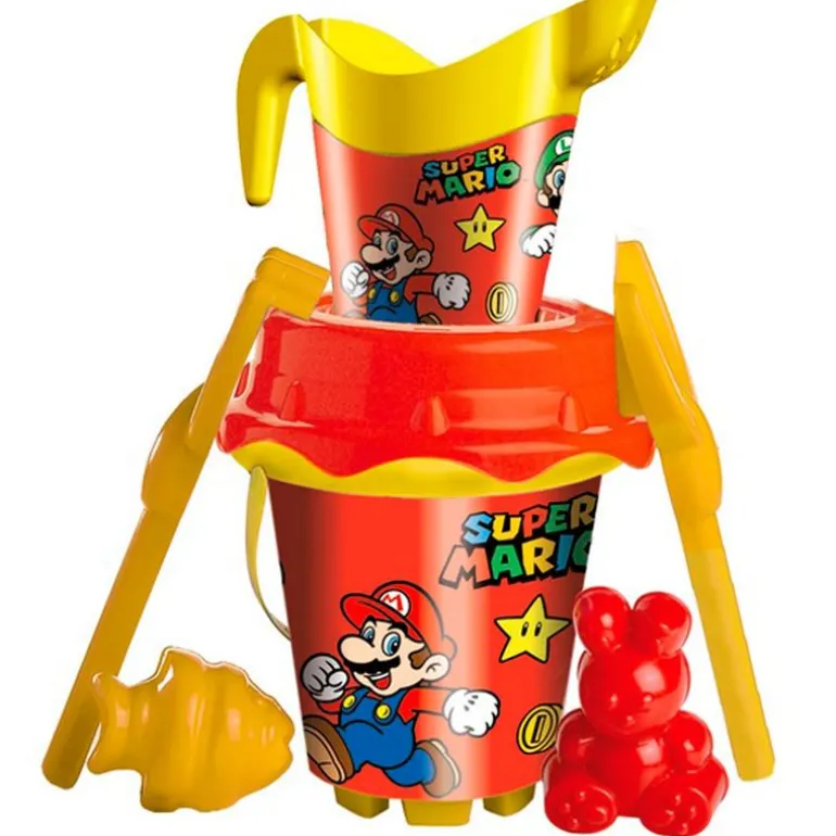 Super Mario Conjunto de Playa + Regadera