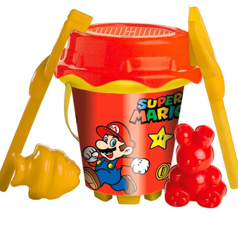 Super Mario Conjunto Playa Cubo + Moldes