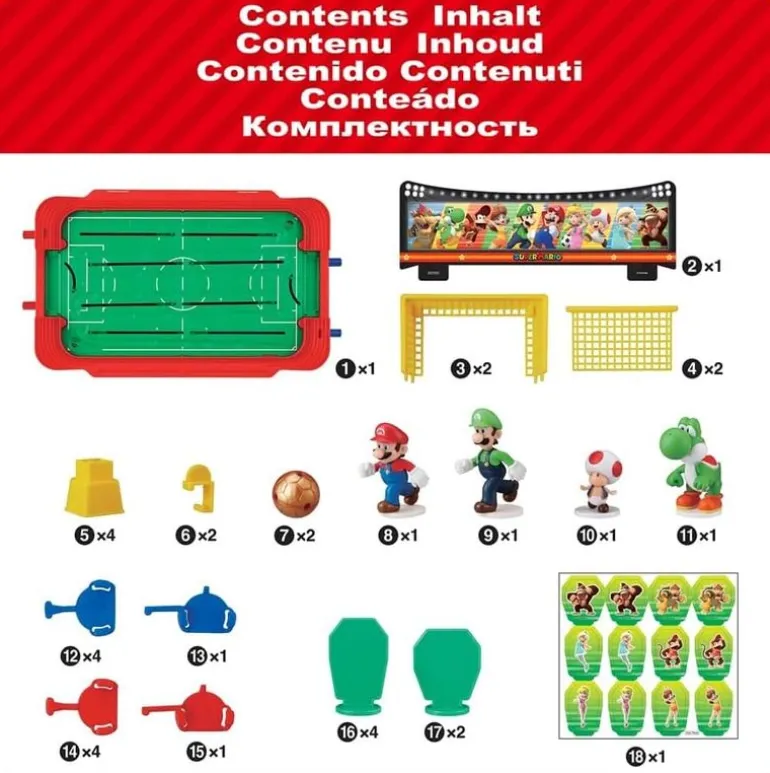 Super Mario Football Striker Futbolín