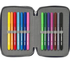 Super Mario Plumier Triple 36 Piezas