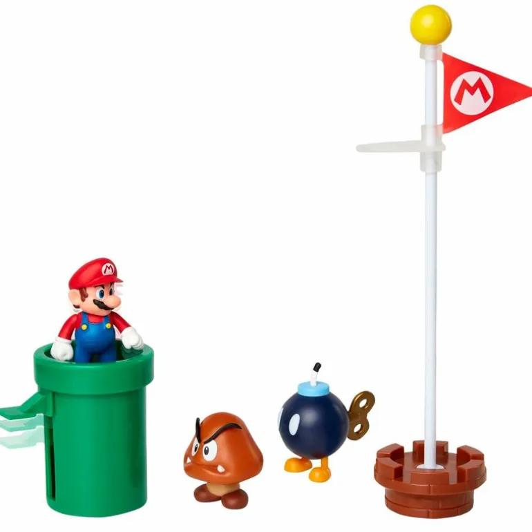 Super Mario Set de Figuras Acorn Plains