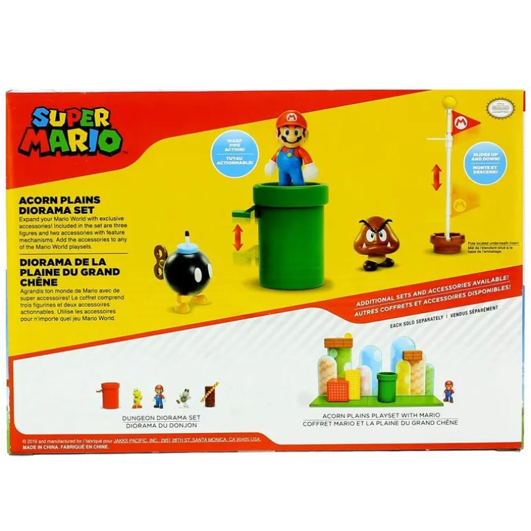 Super Mario Set de Figuras Acorn Plains