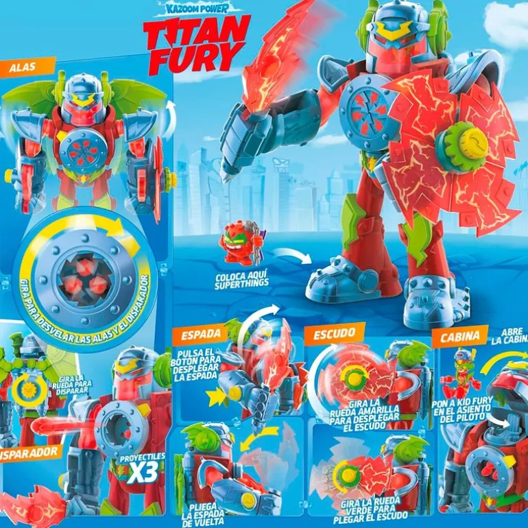 Superthings Kazoom Power Robot Titan Fury