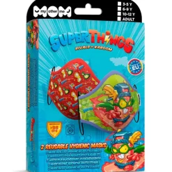 Superzings Máscara Higiénica 2 Unidades 6-9 Años
