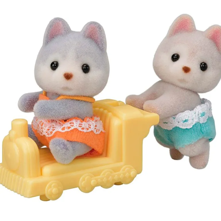 Sylvanian Families Bebés Familia Husky