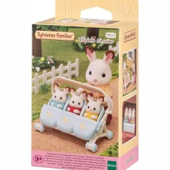 Sylvanian Families Carrito Trillizos