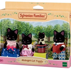 Sylvanian Families Familia Gato Medianoche