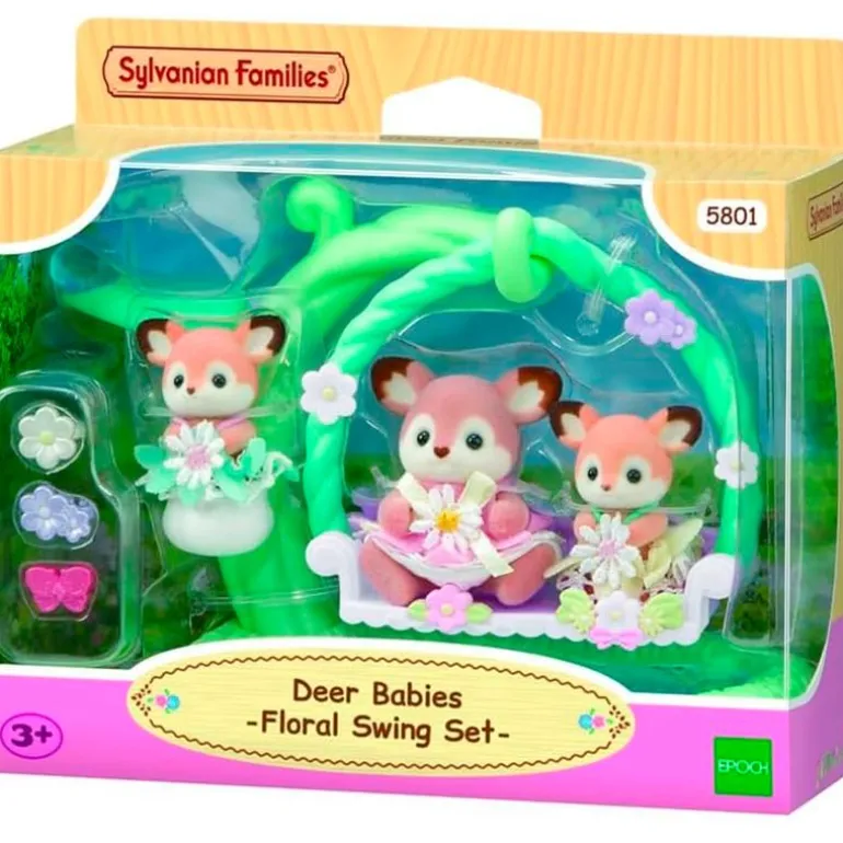 Sylvanian Families Pack Columpio Familia Ciervo