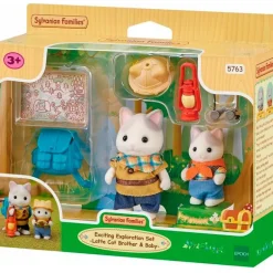 Sylvanian Families Pack Exploradores Hermanos Gato Latte