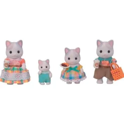 Sylvanian Families Pack Familia Gato Latte