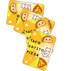 Taco Gatito Pizza Juego Cartas