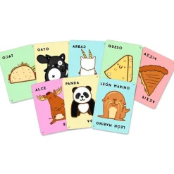 Taco, Vuelta, Cabra, Queso, Pizza Juego Cartas