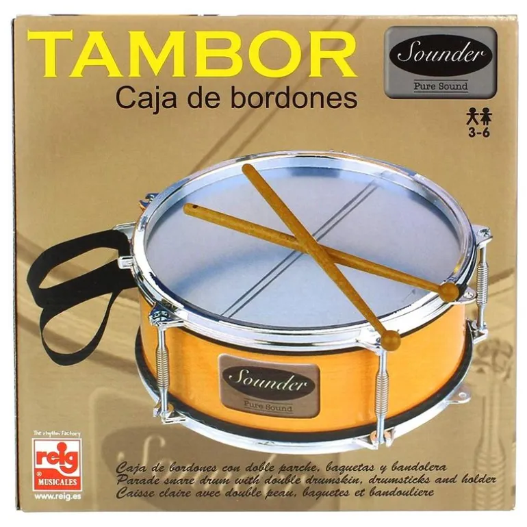 Tambor Infantil Metalizado