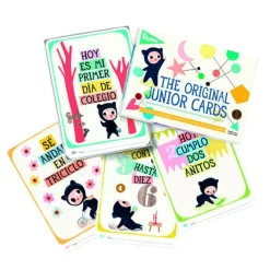 Tarjetas momentos inolvidables niños junior