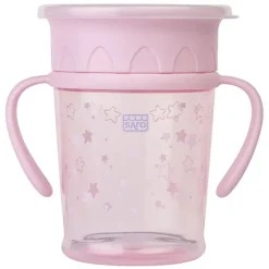 Taza 360º con asas 225 ml Rosa