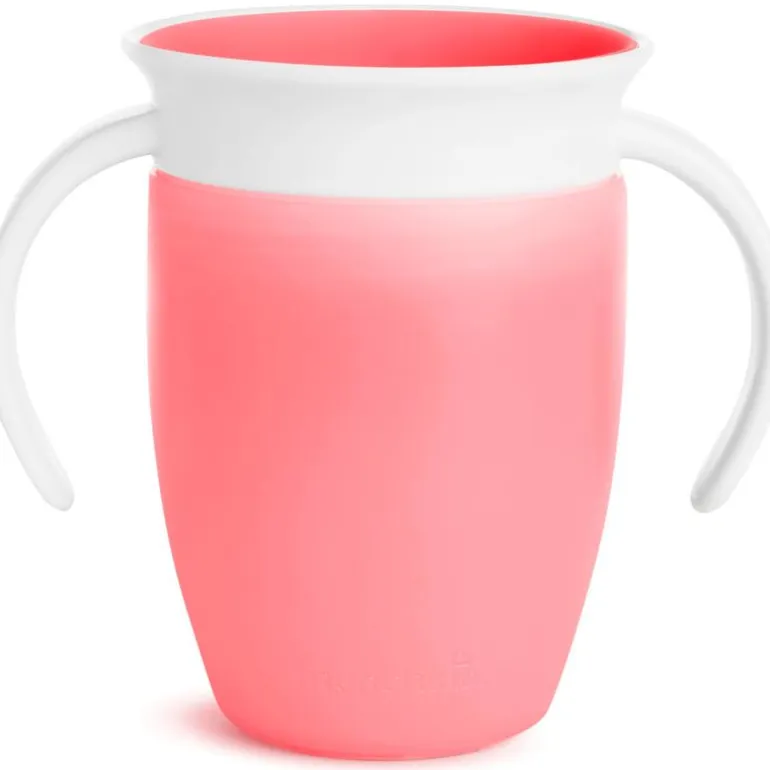 Taza 360º con asas 207ml rosa