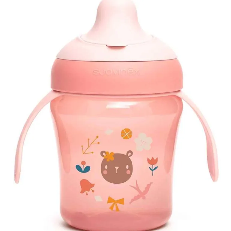 Taza aprendizaje +6M de 200ml Rosa