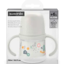 Taza c/ asas 150ml +6M Gris