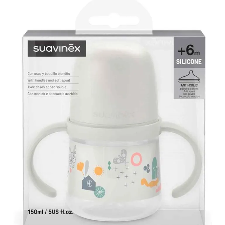 Taza c/ asas 150ml +6M Gris