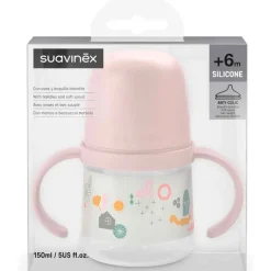 Taza c/ asas 150ml +6M Rosa