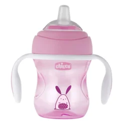 Taza Soft Con Asas Rosa +4 Meses