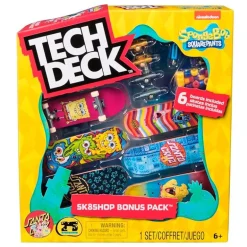 Tech Deck Bob Esponja Pack 6 Monopatines