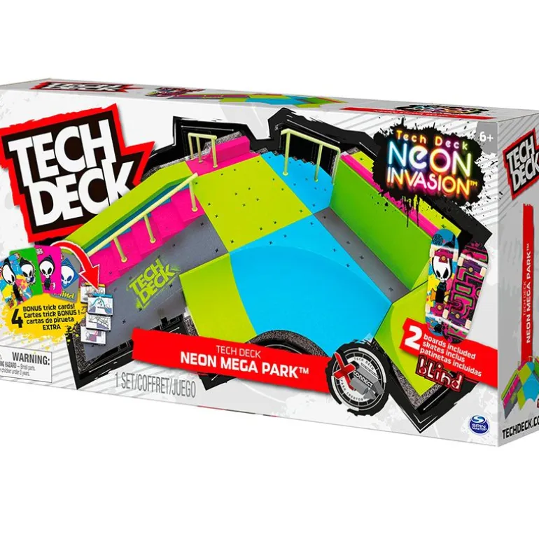 Tech Deck Mega Parque XConnect Neon