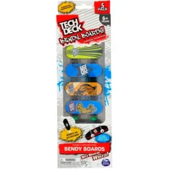 Tech Deck Pack 5 Gomas Borras Monopatín