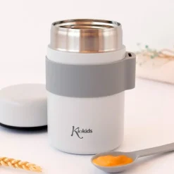 Termo papillero inox 500 ml Gris