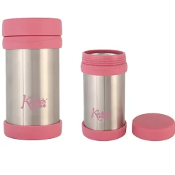 Termo papillero inox 500 ml rosa