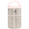 Termo Solidos 930ml Inox Rosa