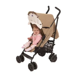 Toldo beig universal para silla de paseo/cochecito