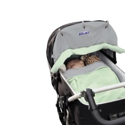 Toldo para silla de paseo verde agua/gris