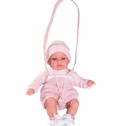Toneta Balbuceos con Portabebé Muñeca Bebé