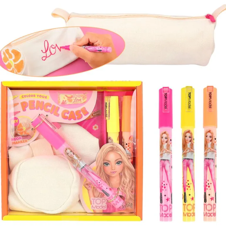 Top Model Colorea tu Estuche