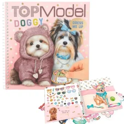 Top Model Cuaderno Calcomanías Perritos