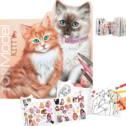 Top Model Cuaderno de Colorear Gatitos