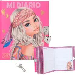 Top Model Diario con Candado Seventies