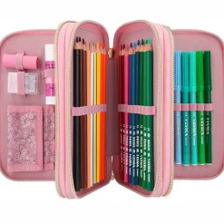 Top Model Estuche Triple Lleno City Flowers