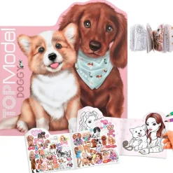 Top Model Libro para Colorear Perritos